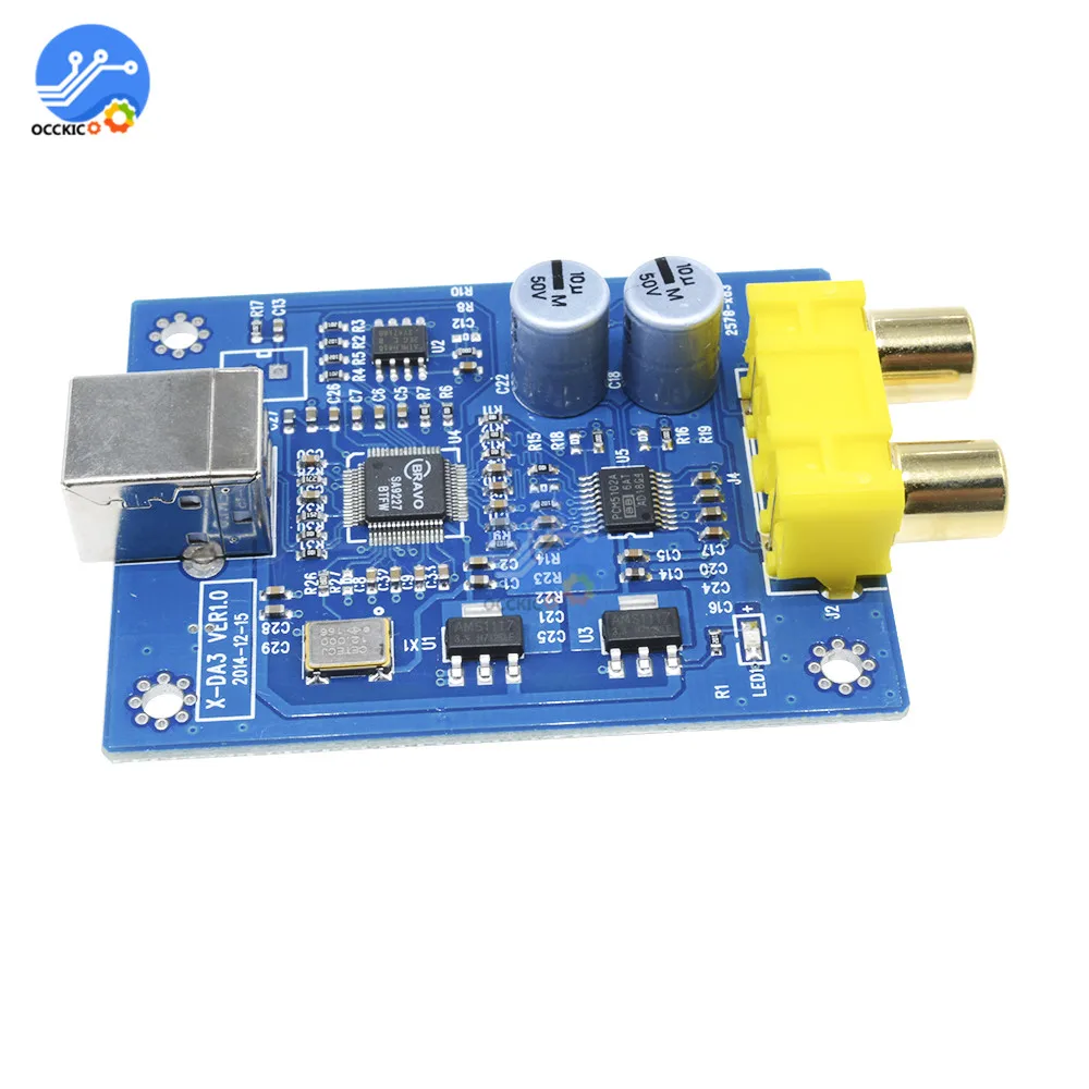 Плата аудиодекодера dacmodule SA9227 PCM5102A 32 бит USB Hi Fi модуль декодера Расшифровка