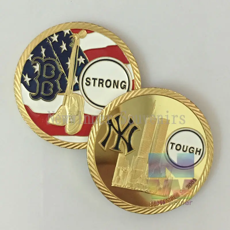 

100pcs/lot 911 Commemorative Coin U.S. Eagle Souvenir Replica Metal coins Smaple free shipping