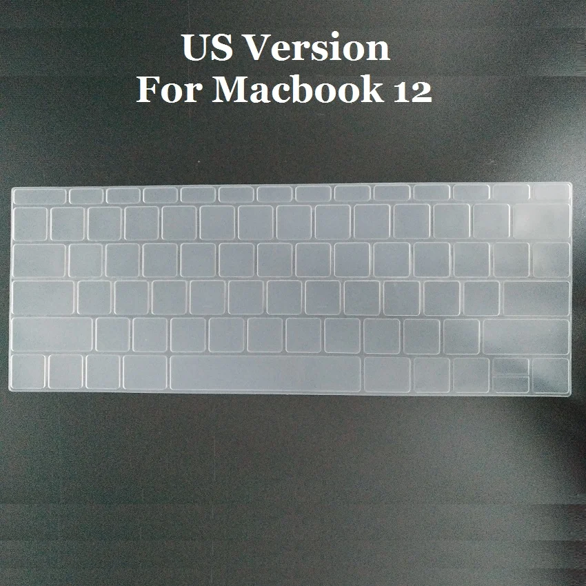 Для Macbook Air Pro Retina 11 13 15 дюймов силиконовая Версия EU US Высококачественная защитная