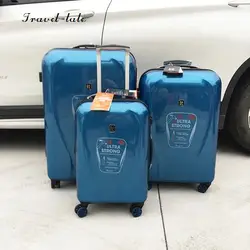 Путешествия сказка супер легкий компьютер 20/24/28 дюйм(ов) Rolling Спиннер для багажа бренда Travel чемодан мода деловых поездок Чемодан