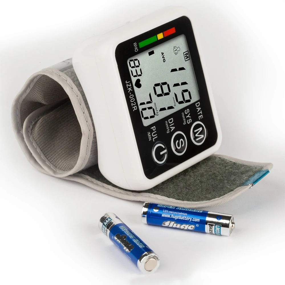 Automatic Blood Pressure Monitor Tonometer Medical Equipment Wrist Apparatus for Measuring Pressure Heart Rate Monitor 4