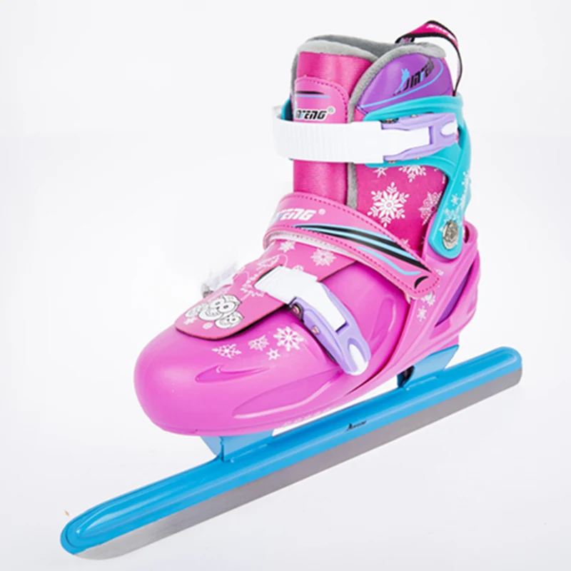 الشتاء الكبار الأطفال سباق سرعة الجليد شفرة الشكل أحذية التزلج على الجليد قابل للتعديل الحرارية حجم قابل للتعديل التزلج Patines