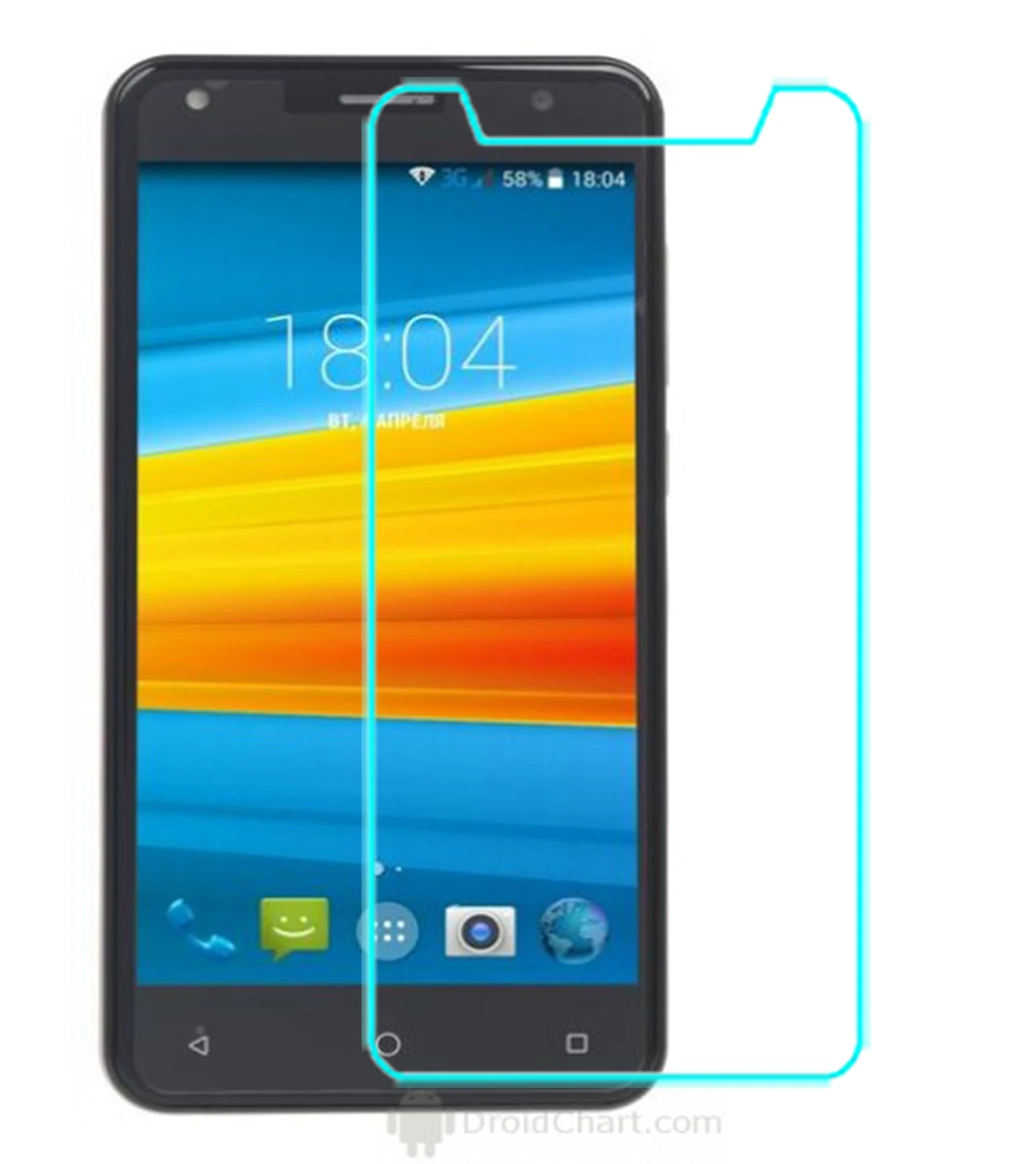 

DEXP Ixion ES850 iron Tempered Glass For DEXP ES850 Screen Protector Premium Front Clear Protective Film Cover on ES 850