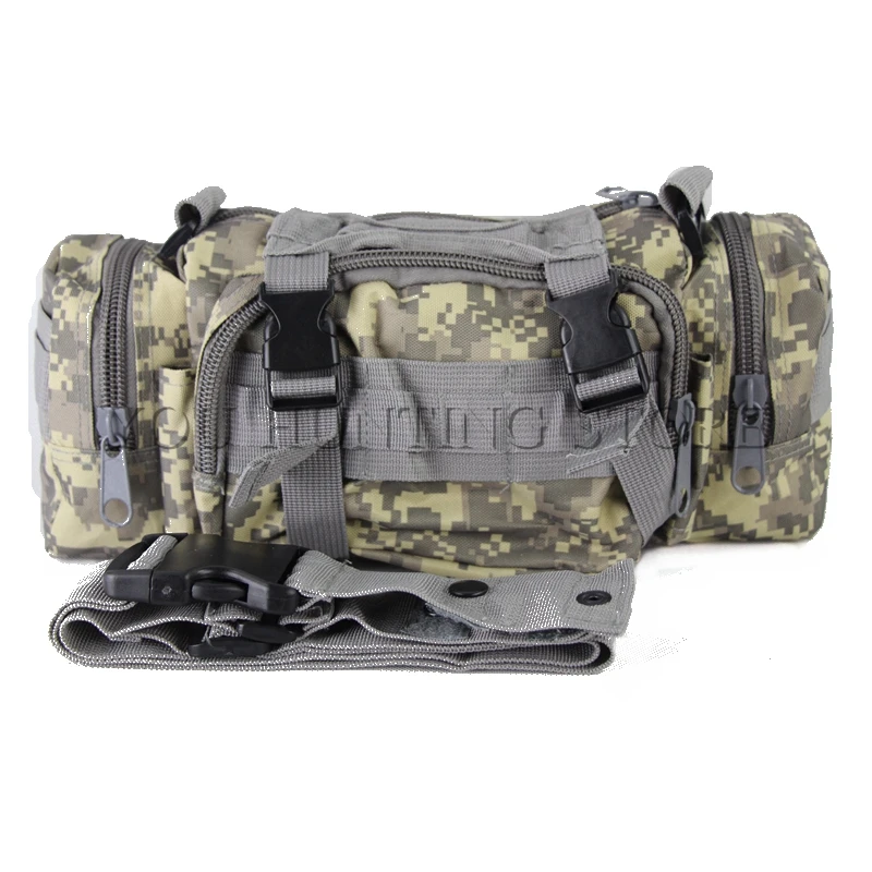 

ACU US Army MOLLE panel 3 functions tactical Waist Sport Bag Ultra-light Hunting Soldier tactical Waist Camouflage Bag