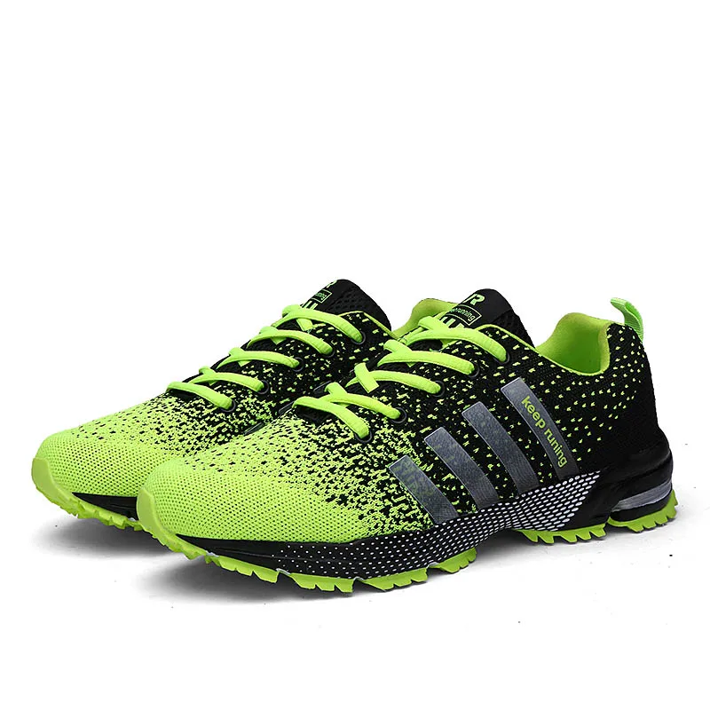 

2019 Men Running Shoes Breathable Outdoor Sports Shoes Lightweight Sneakers for Women Comfortable Athletic Training Footwear