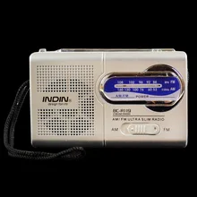 BC-R119 портативное мини-радио 2-полосный AM FM коротковолновой приемник Выдвижная антенна радио динамик приемника DC 3 V мини радио