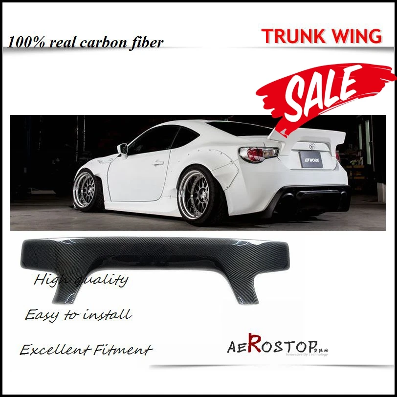 

FT86 GT86 FRS BRZ ROCKET BUNNY VER.2 STYLE TRUNK WING CARBON FIBER