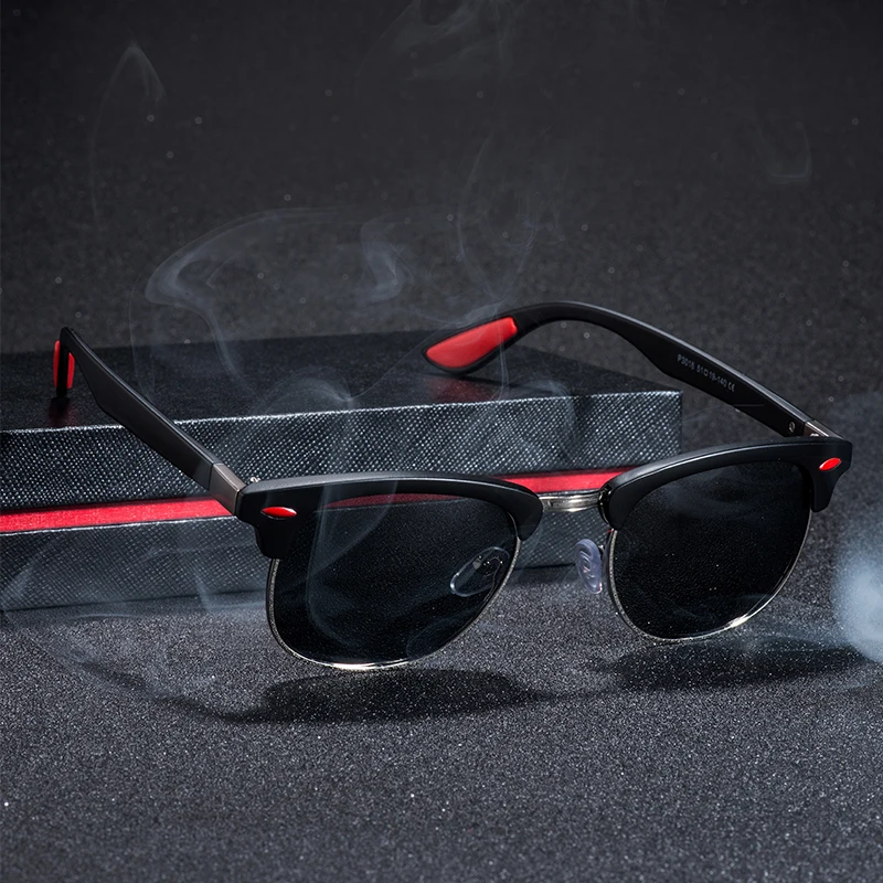 

2019 Polarized Sunglasses Ladies Men's Retro Elliptical Mirror Driving Sunglasses Brand Designer Retro Design