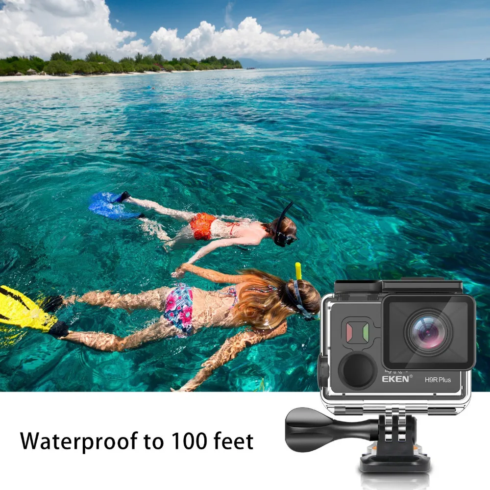 Оригинальная Экшн камера EKEN H9 H9R Plus wifi Ambarella A12 Ultra HD Real 4K 30fps 14MP фото для Panasonic