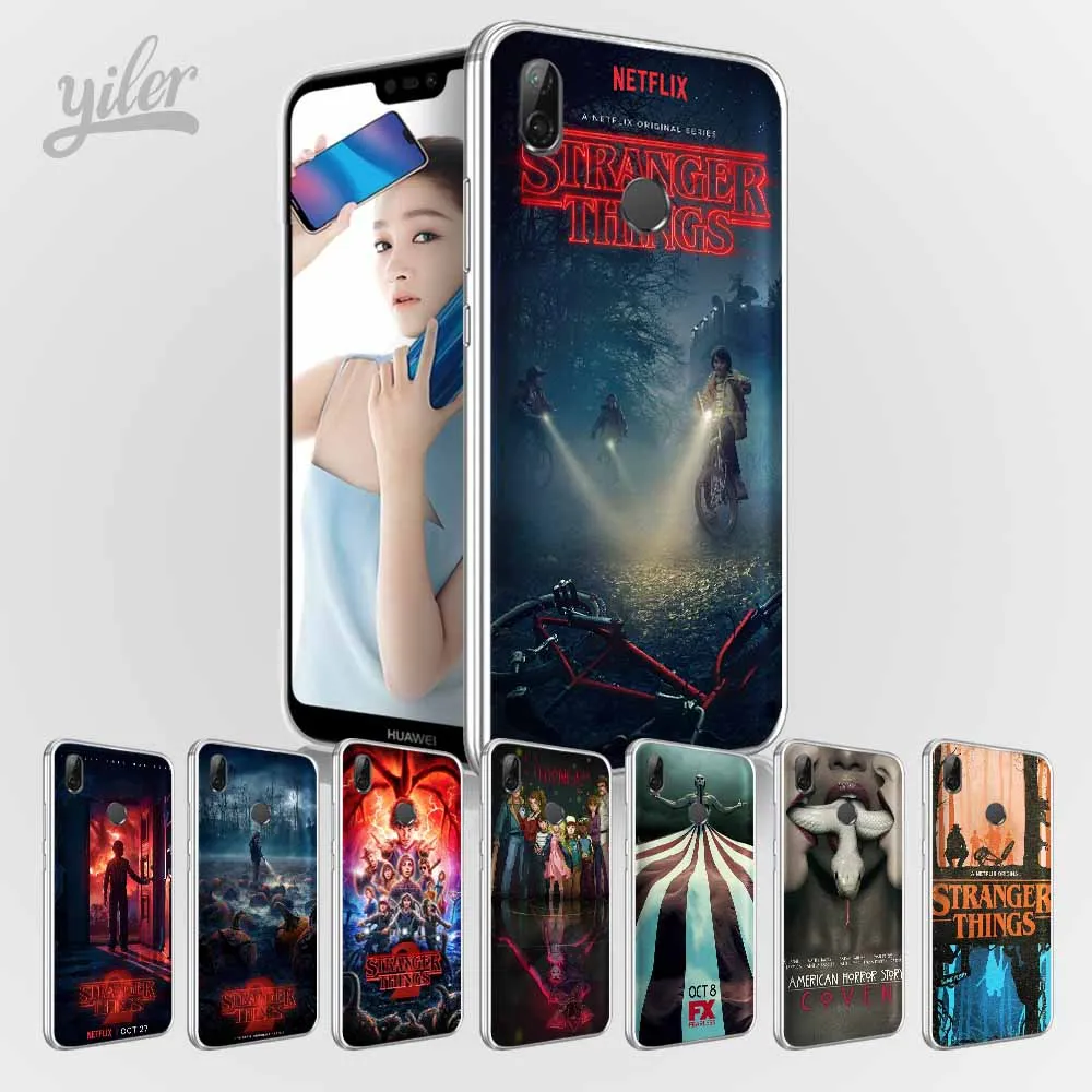 

Fashion Stranger Things for Coque Huawei Honor 6A Case for Huawei Honor 6X Honor 8 9 10 8X 7X Cases for Huawei P20 lite Pro Case