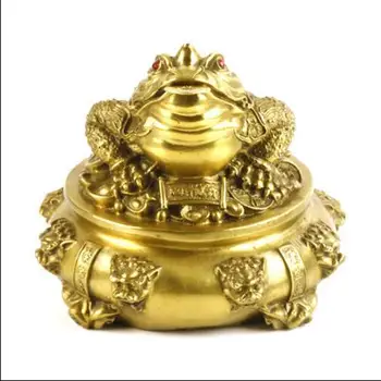 

SCY NEW 1125+++The copper toad lucky toad Home Furnishing cornucopia ornaments crafts decoration