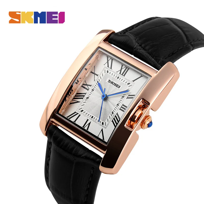 skmei rose gold watch