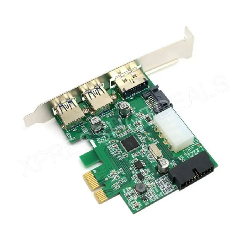 PCI Express PCI-E USB 3,0+ адаптер eSATA 3,0