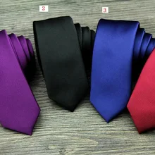 100 шт./лот новые модные Корейский стиль сплошной цвет Бизнес шеи галстук/галстук re: ОПП мешок упаковки