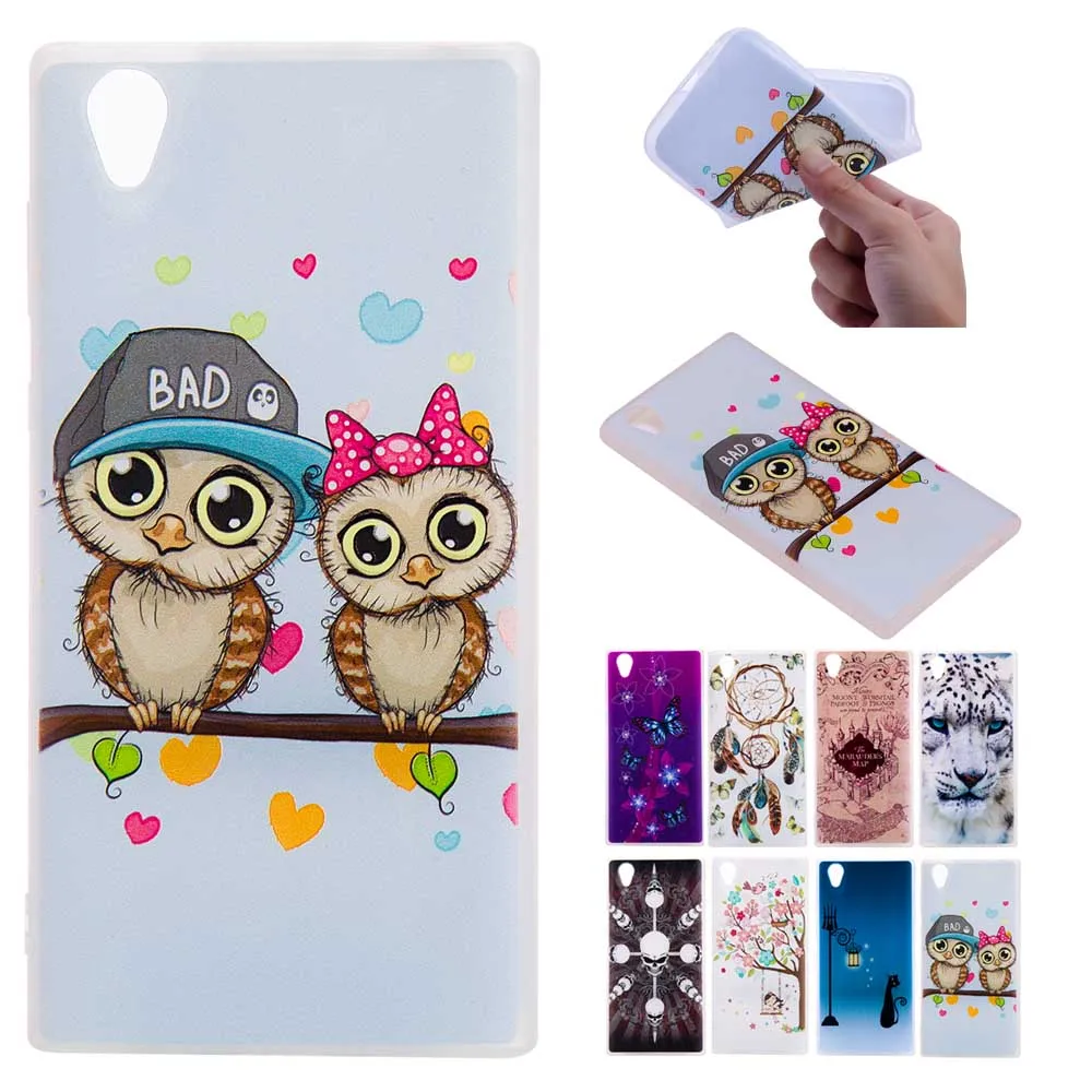 Lucury 3D Relief pattern For Sony Xperia E6 case cartoon TPU Soft Cover mobile phone coque funda shell |