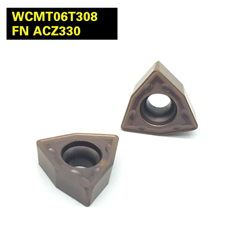 10 шт WCMT06T308 FN ACZ 330 дрель для рассверливания индексируемый поворотный