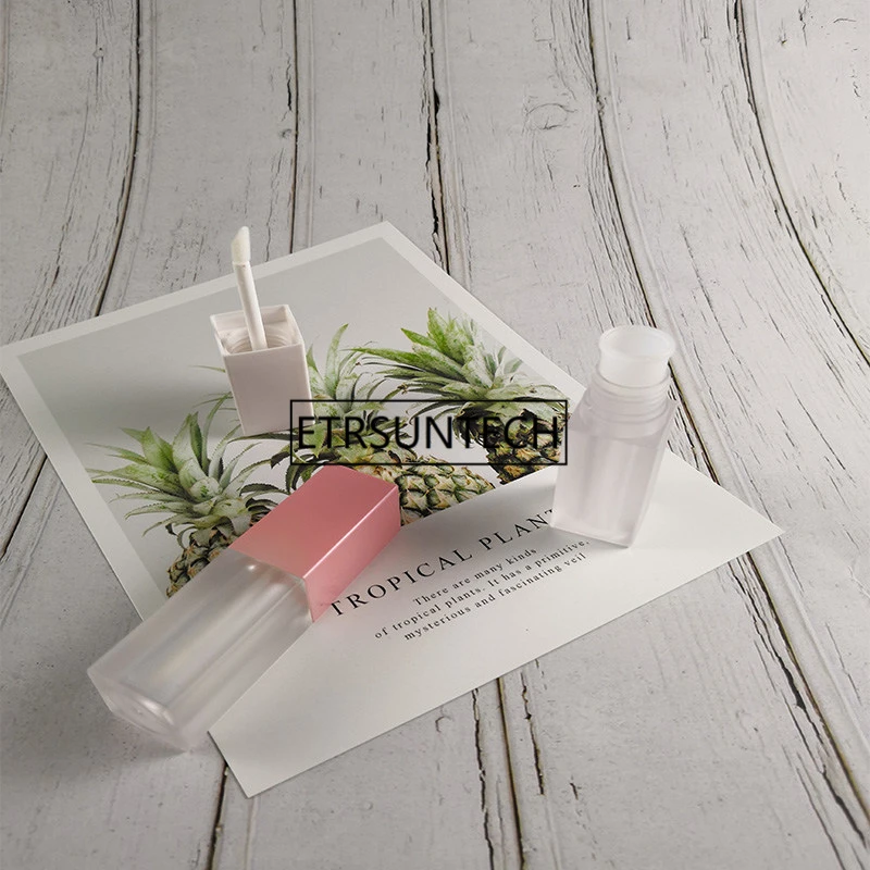 5ml frosted Lipstick Tube Empty Glass Lip Gloss Bottle DIY Lip Glaze