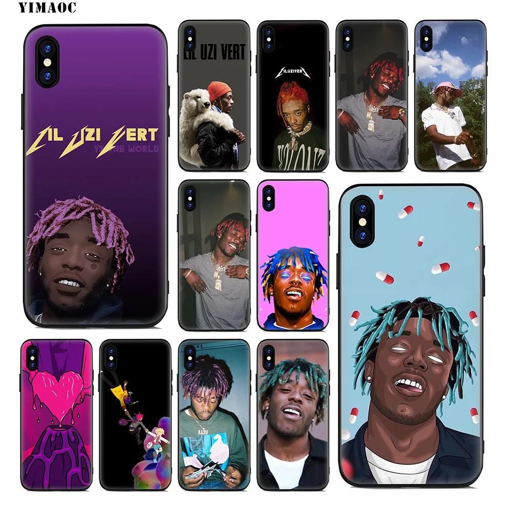 YIMAOC Lil Uzi Vert Soft Silicone Case for iPhone 11 Pro Xr Xs Max X or 10 8 7 6 6S Plus 5 5S SE Cover |