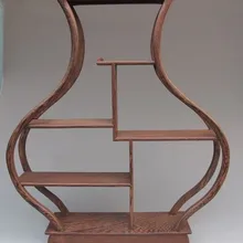 Красивая деревянная стойка для бутылок, антикварная декоративная стойка для рукоделия