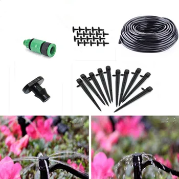 

10/20/25m Adjustable Dripper Set Micro Drip Irrigation System Plant Self Watering Garden Water Irrigation Kits Gardening