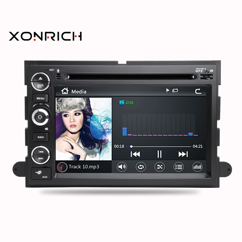 

2 Din Car DVD Player GPS Navigation for Ford F150 F250 F350 F450 Mustang Fusion Explorer Edge Escape Mercury 2005 2007 Screen 3G