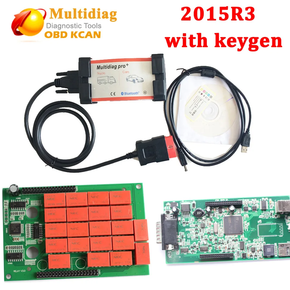 

Newest 2015R3 new VCI Multidiag Pro no bluetooth Multi diag Pro Scanner diagnostic tool for car/trucks CDP plus TCS CDP PRO