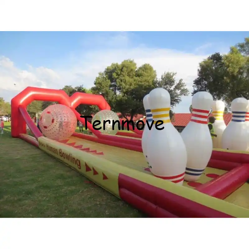 etna giant inflatable bowling set