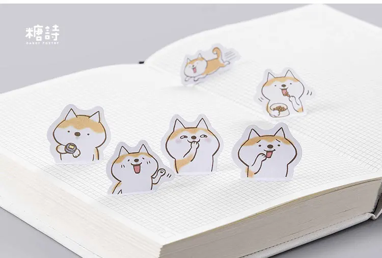 Hot Sale Lovely All Kinds of Cats Stationery Stickers Planet Sticky Paper Kawaii Creative Stickers Decoration Diary Scrapbooking