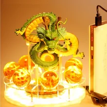 Dragon Ball Z Сон Гоку дух бомба настольная лампа Luminaria светодиодный ночник для комнаты настольные лампы украшение дома Diy хрустальный шар