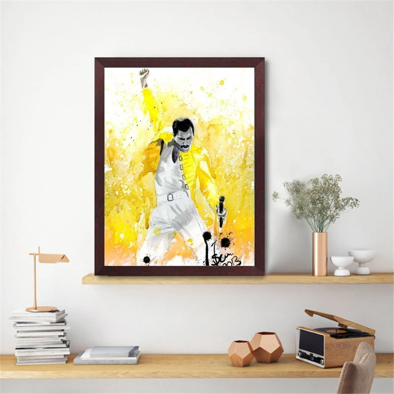 Freddie Mercury Poster Canvas Art Prints Home Decor