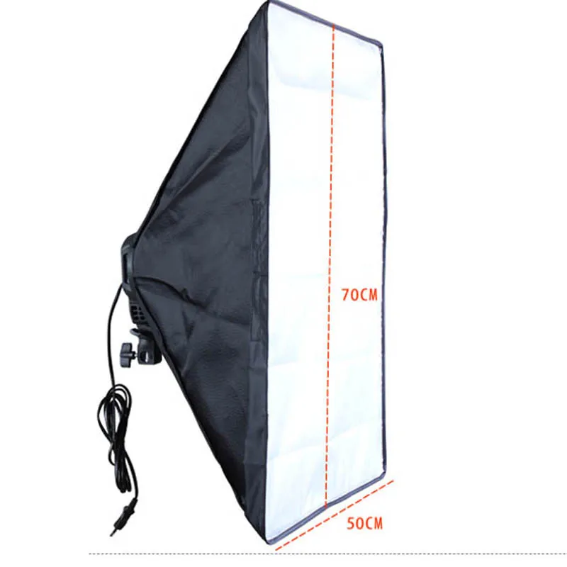 Skup Sprzęt fotograficzny Photo Studio miękkie pudełko zestaw wideo czterokanałowy uchwyt lampy oświetlenie + 50x70cm Softbox budka foto