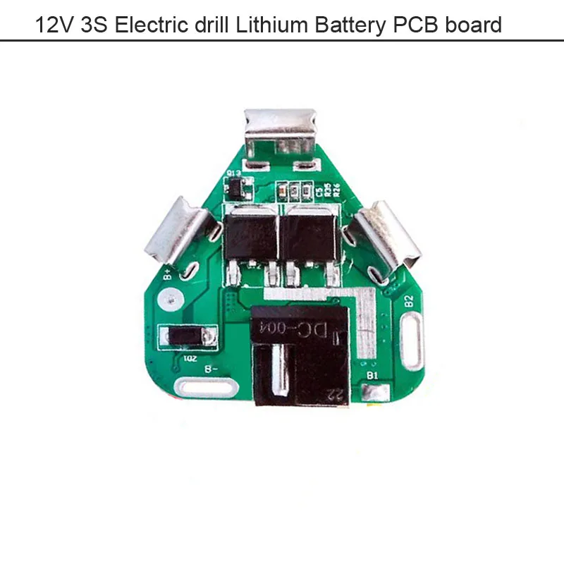 

Electric tool Lithium Battery li-ion electric screwdriver 12V PCB board for 3S 12.6V 18650 power battery with DC connector