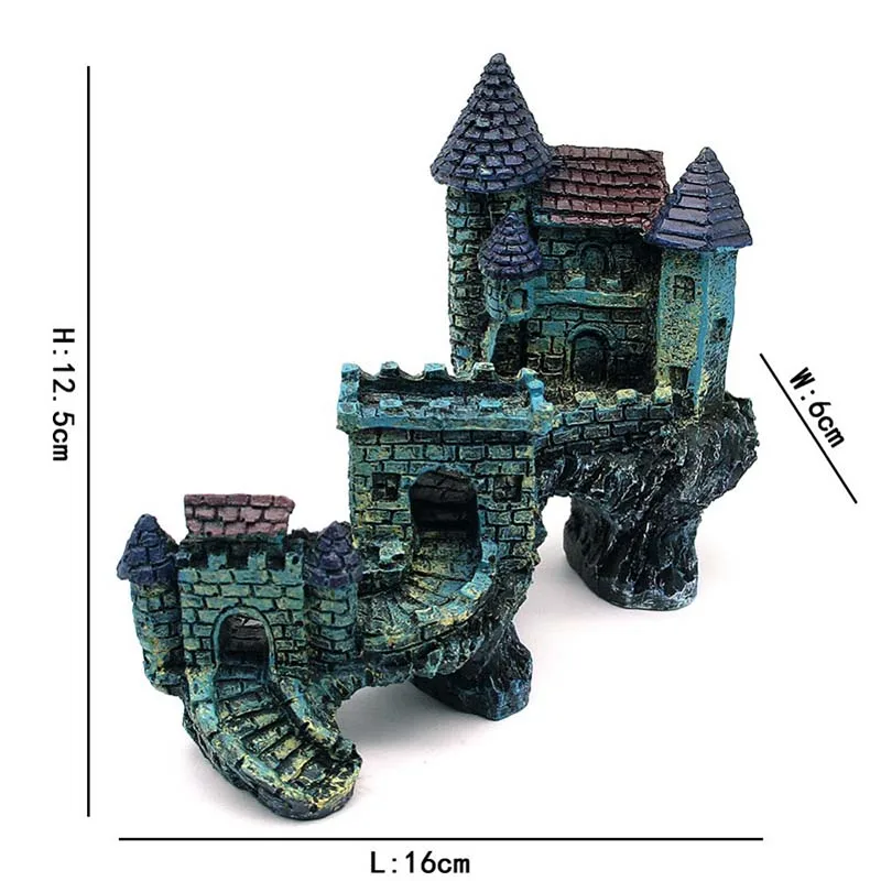 Ancinet украшения для аквариума из смолы, для домашних животных, для аквариума, ландшафтное украшение для аквариума, Товары для рыбалки