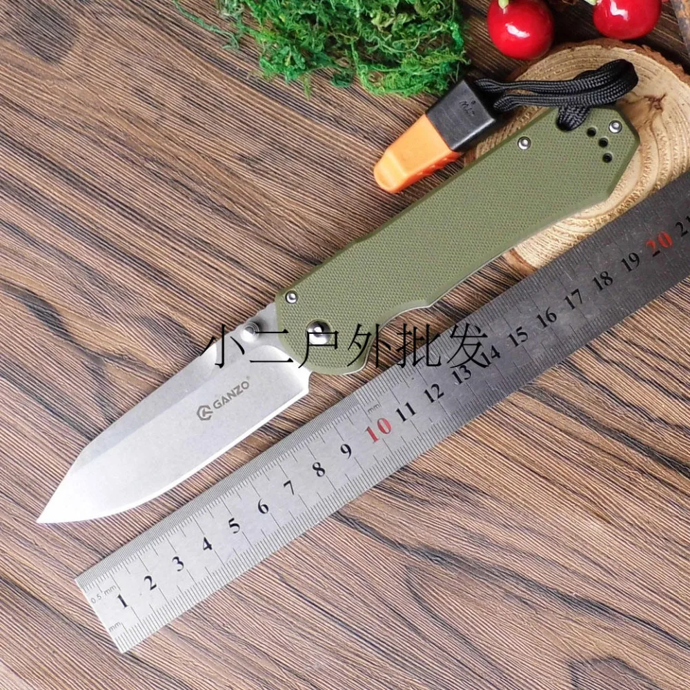 Kaufen Ganzo G7452 Firebird F7452 58 60HRC 440C G10 oder Carbon Fiber Griff Klappmesser Outdoor Survival Camping Werkzeug EDC Pocke Werkzeug