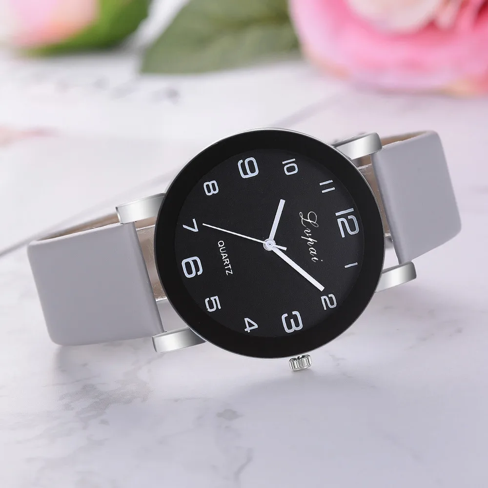 LVPAI женские часы модные роскошные женские кварцевые наручные часы Лидирующий бренд с кожаным ремешком женские часы Reloj#30