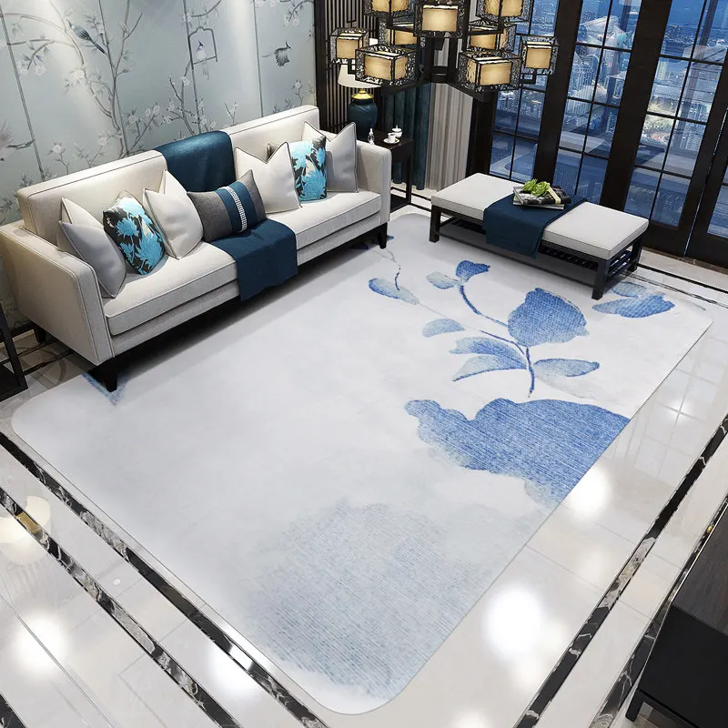Чернила цветочные коврики для Гостиная Home Decor Спальня ковер диван коврик для кофейного столика модные Стиль коврик прямоугольные коврики