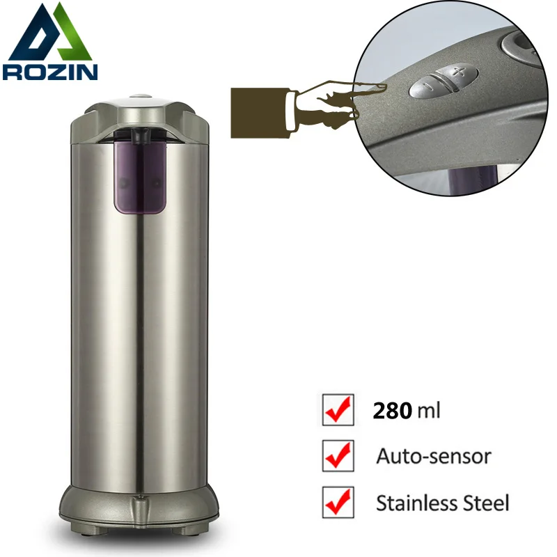 Automatic Liquid Soap Dispenser Built-in infrared Bathroom Sensor Sanitizer Soap Dispenser Infrared Hands Free Soap Containers auto hand soap dispenser with ir sensor auto sensor touchless hand free sanitizer hand washing liquid bottle