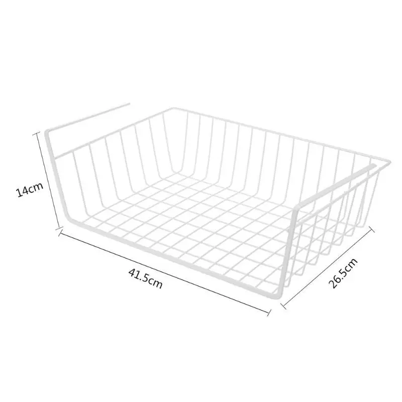 Подвесной под шкаф железная сетка полка для хранения корзина шкаф Органайзер стойка шкаф держатели корзина для хранения стойка