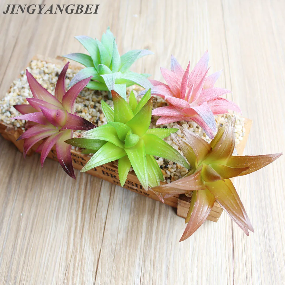 

Simulation Aloe 6 Colors Optional Succulent Flower Head Aloe Bonsai Micro Landscape Home Decor Desktop Decoration Artificial pla