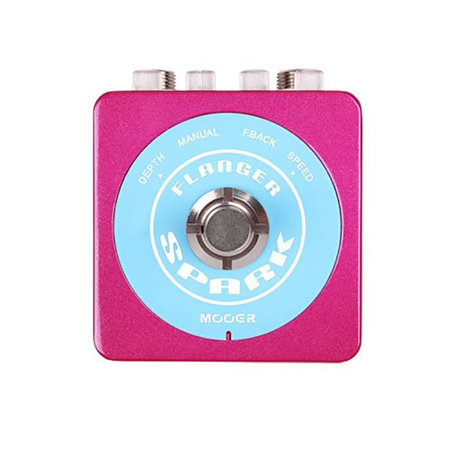 Best price at $105 Cheap Spark Flanger Guitar Effect Pedal Flanger Electric Guitarra Effects With Rate Depth Adjustable Knob True Bypass Free Shipping