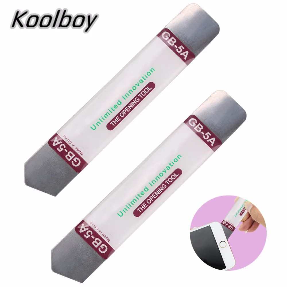 

2PCS Stainless Steel Blade Soft Thin Pry Spudger Cell Phone Tablet Screen Battery Opening Tools for iPhone iPad Opener Hand Tool