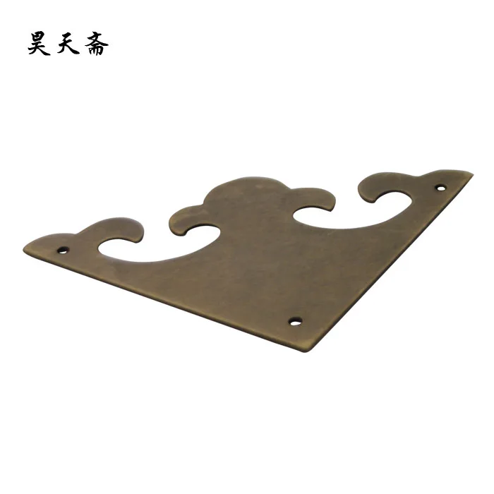 [Haotian vegetarian] antique Chinese doors Horn Zhangmu Xiang corners layering Coffee table corner flower HTG-111