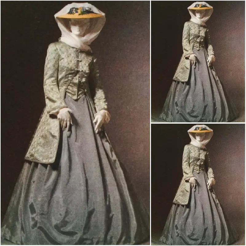 

Customer-made 19 Century Vintage Victorian Dress 1860s Civil War Southern Belle Gown Marie Antoinette dresses US4-36 C-449