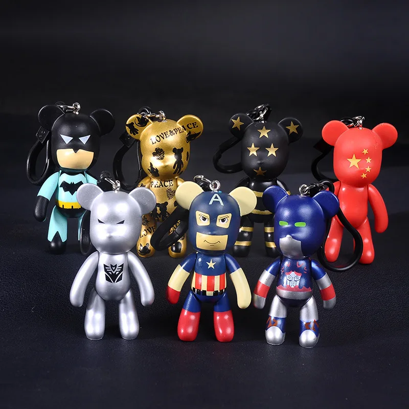 2018 nuevo Japón y Corea del Sur Anime Popobe Gloomy Bear Llavero Bomgom Bear Llavero mujer bolso coche Llavero Accesorios