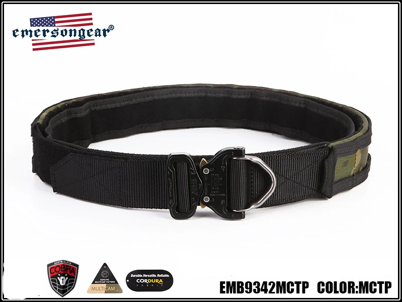 thumbnail image 2 of EMERSONGEAR Tactical Belt With Quick Release - 2-Layer Nylon Duty Belt For Military & Outdoor 2 of 14