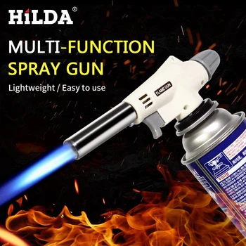 

HILDA Gas Torch Flame Gun Blowtorch Cooking Soldering Butane AutoIgnition gas-Burner Lighter Heating Welding gas burner flame