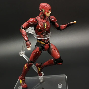 Dcスーパーヒーロージャスティスリーグフラッシュアクションフィギュアランニングアクションフィギュアモデルのおもちゃ 16 センチメートル
