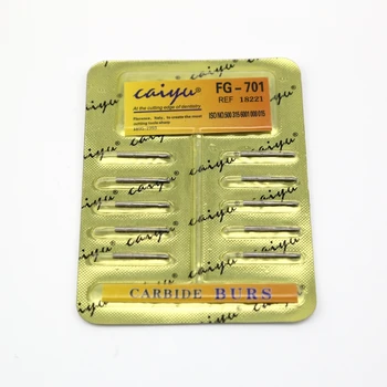 

1 Pack Dental Tungsten Steel Carbide burs FG-701 For High Speed Handpiece Bit