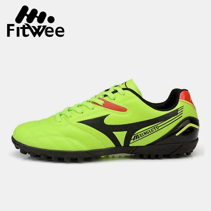

FitWee Small Size 28-44 Sports Shoes Fashion Hot Sale Soccer Ball Shoes Men Outdoor Casual Soft Young Kids Sneakers Strap Club