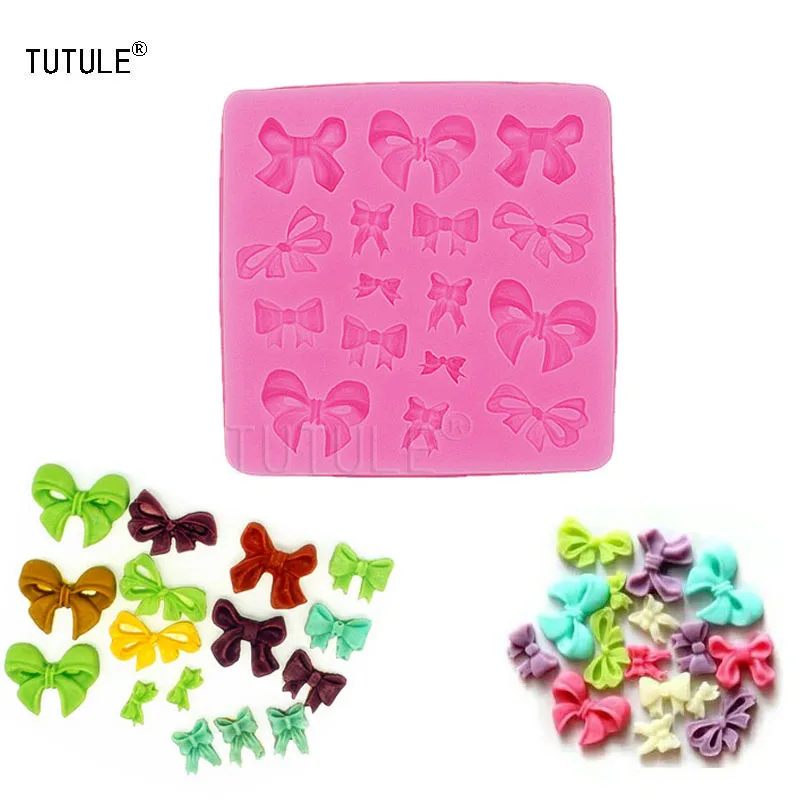 Gadgets-DIY Grace Bow tie Shape High Quality Silicone Soft Mold For Clay Resin  Resin Soap from Japan Mold